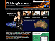 Tablet Screenshot of clubbingscene.com.au
